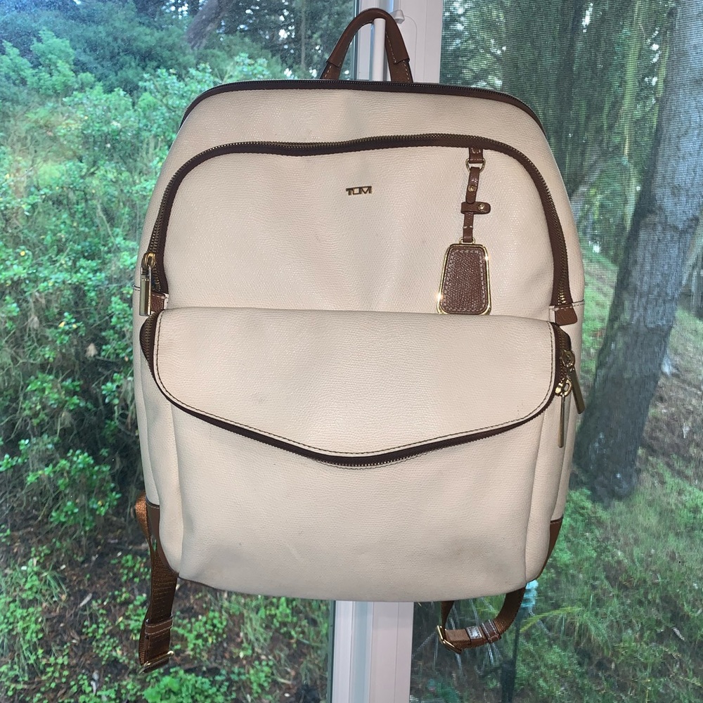 Tumi Harlow Leather Backpack